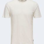 T-shirt Only & Sons ALBERT NEW SS TEE NOOS Bianco - Foto 4