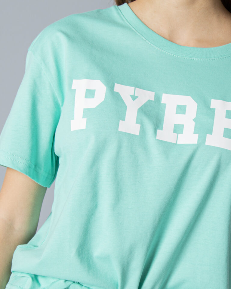 T-shirt Pyrex Maglia corta in jersey 22EPB34222 Verde - Foto 2