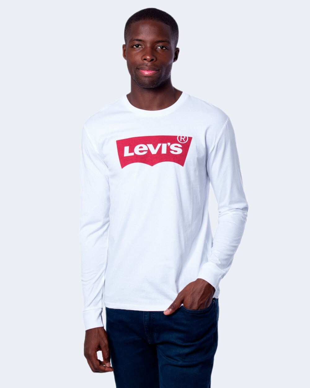 T-shirt manica lunga Levi's® LS GRAPHIC TEE Bianco - Foto 2