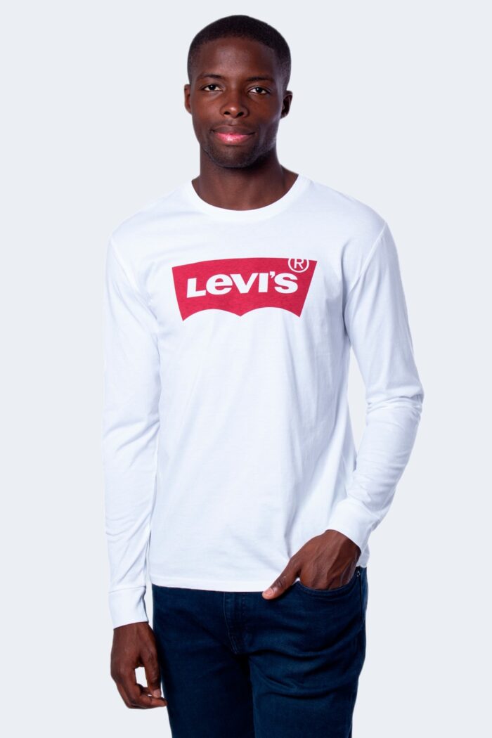 T-shirt manica lunga Levi’s® LS GRAPHIC TEE Bianco – 22223