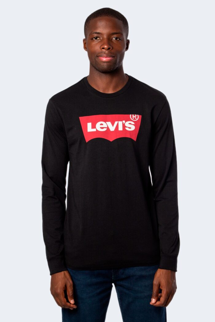 T-shirt manica lunga Levi’s® LS GRAPHIC TEE Nero – 22223