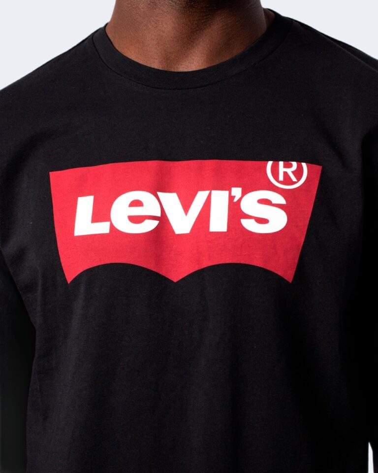 T-shirt manica lunga Levi's® LS GRAPHIC TEE Nero - Foto 3