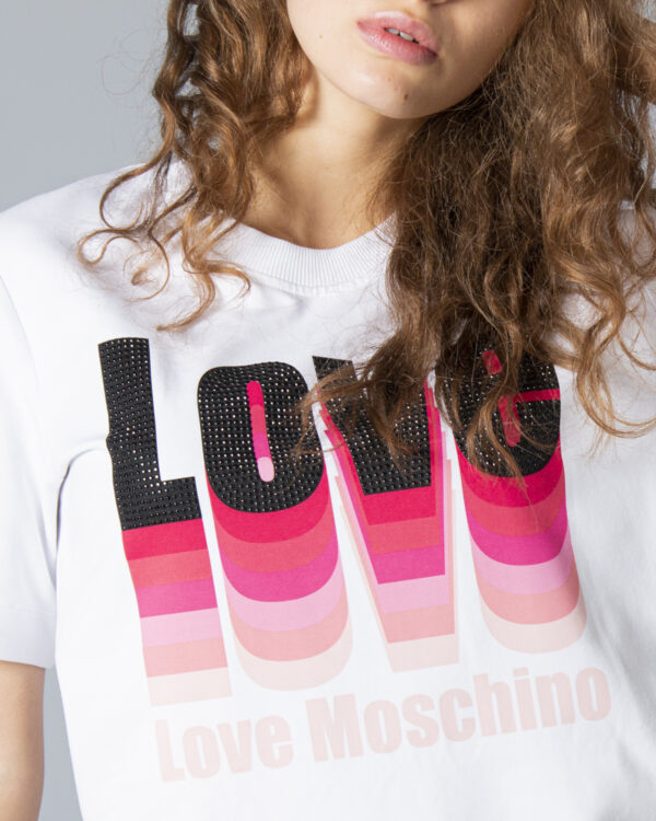 Vestito corto Love Moschino Vestito W5A0225E2246 Bianco - Foto 2