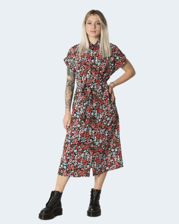 Vestito midi Only ONLHANNOVER S/S SHIRT DRESS NOOS WVN Rosso – 80397