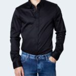 Camicia manica lunga Armani Exchange Woven Slim fit Nero - Foto 1
