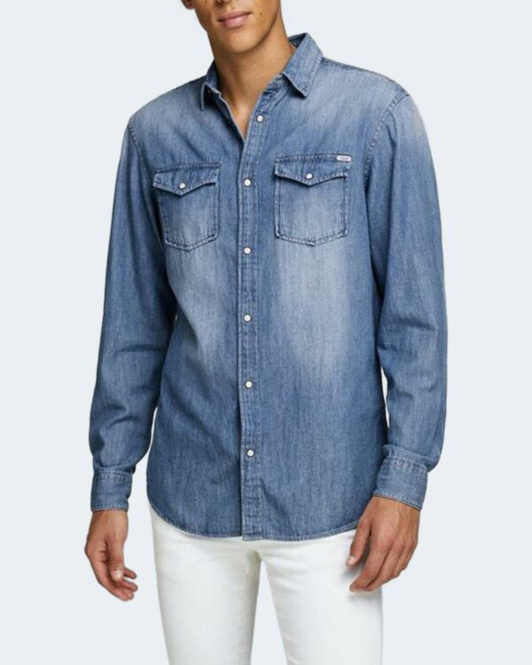 Camicia manica lunga Jack Jones JJESHERIDAN SHIRT L/S NOOS Denim - Foto 1