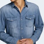 Camicia manica lunga Jack Jones JJESHERIDAN SHIRT L/S NOOS Denim - Foto 2