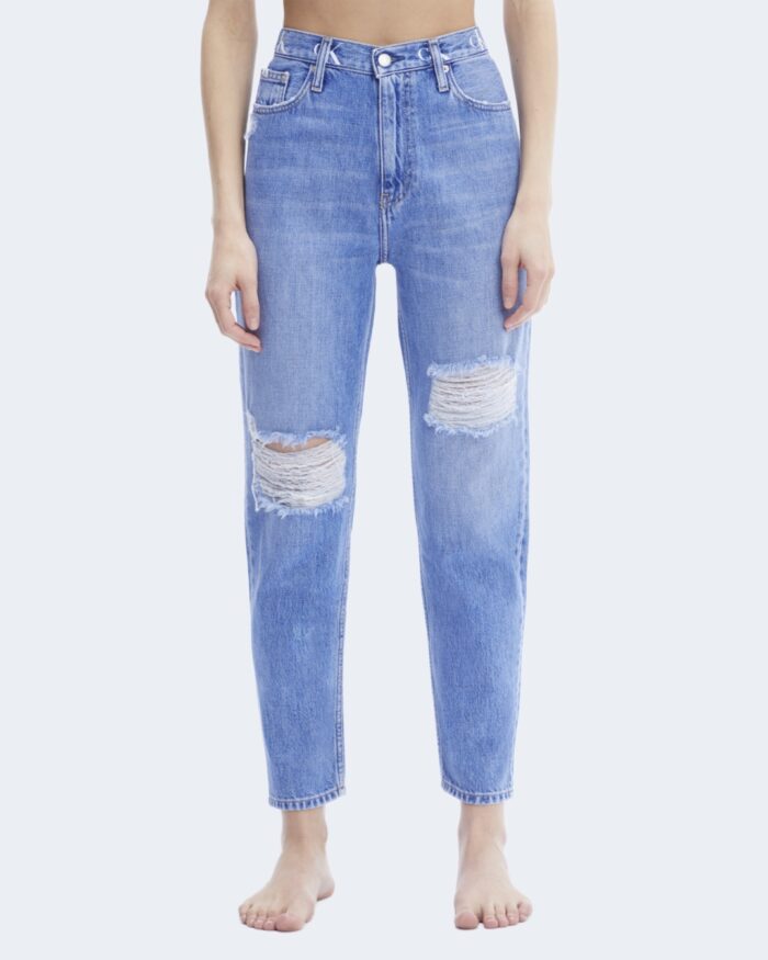 Jeans slim Calvin Klein MOM JEAN J20J217827 Denim chiaro – 81069