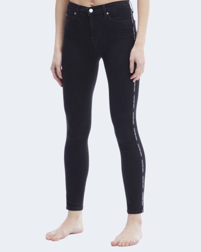 Jeans slim Calvin Klein MID RISE SKINNY ANKL J20J217882 Nero – 81071