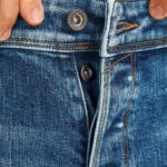 Jeans slim Jack Jones JJIGLENN JJFOX SBD 703 50SPS NOOS - 12201647 Blue Denim - Foto 4
