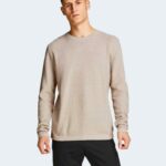 Maglia Jack Jones JJEGUSTAV KNIT CREW NECK NOOS Beige - Foto 1