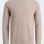 Maglia Jack Jones JJEGUSTAV KNIT CREW NECK NOOS Beige - Foto 5