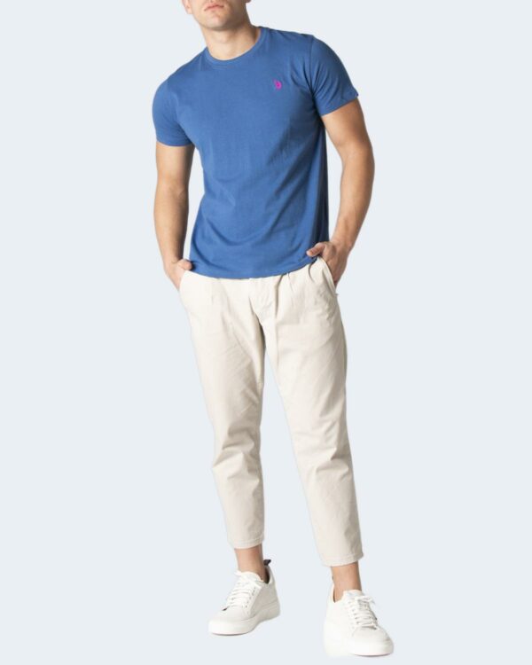 T-shirt U.S. Polo Assn. MICK 49351 Blu Chiaro - Foto 4