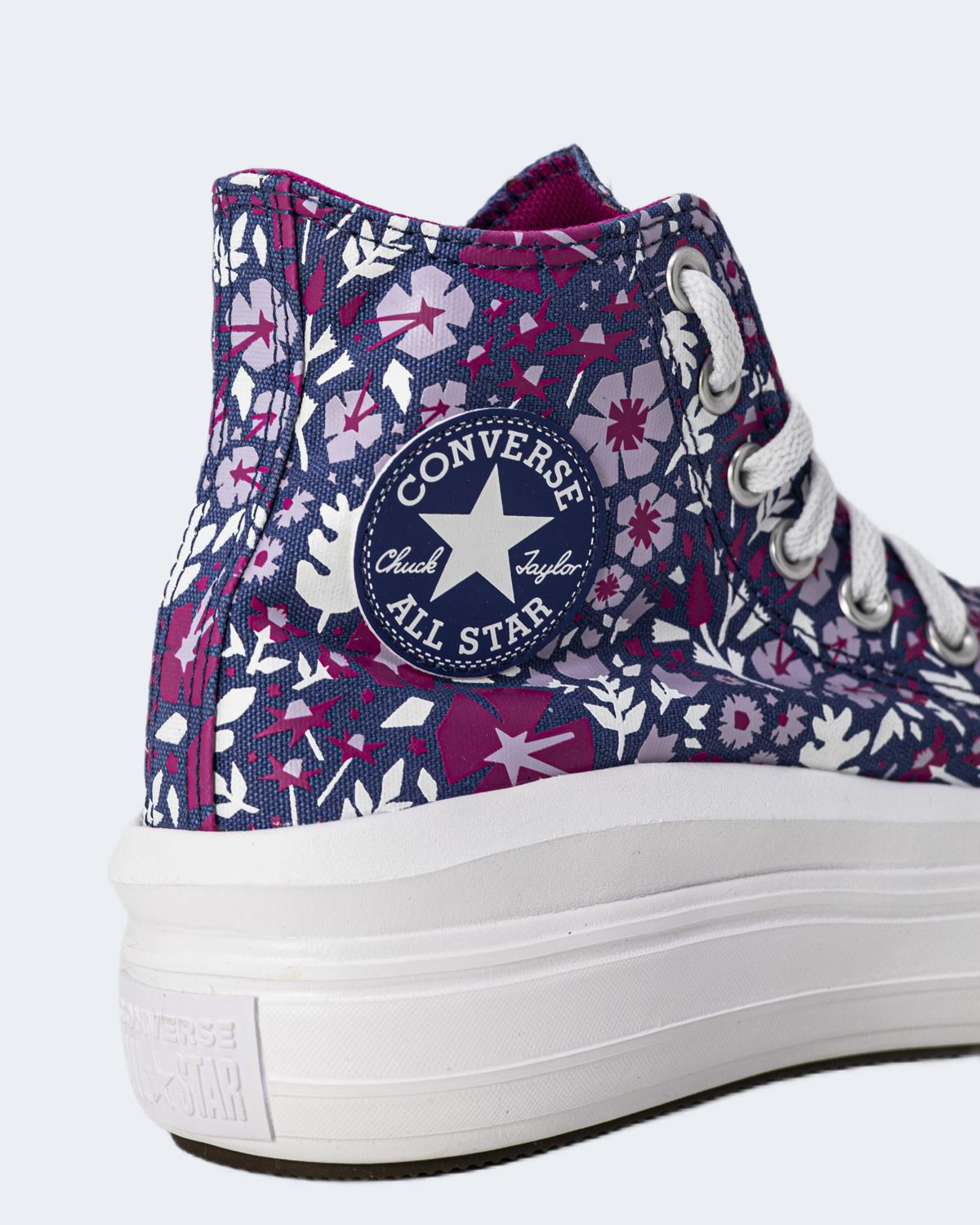 Sneakers Converse CHUCK TAYLOR ALL STAR MOVE PAP WASHED Viola - 85461 مزخرف الخط