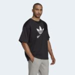 T-shirt Adidas BLD TRICOT IN T HG1438 Nero - Foto 3