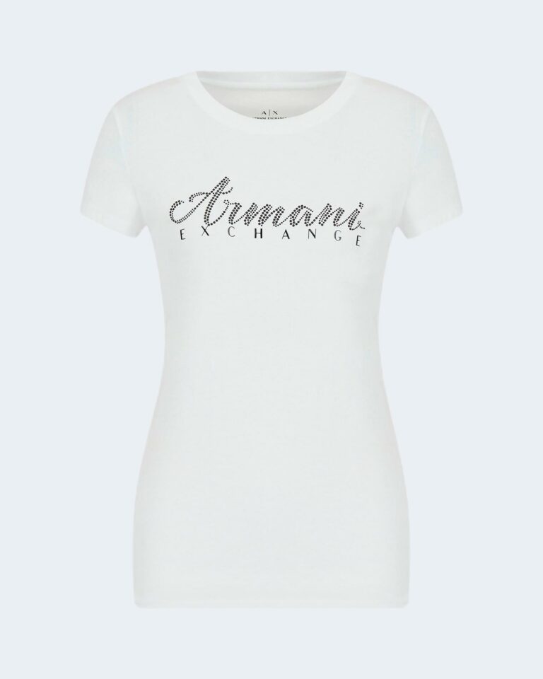 T-shirt Armani Exchange T-SHIRT Bianco - Foto 4