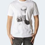 T-shirt Armani Exchange T-SHIRT 8NZTSC ZJBVZ Bianco - Foto 1