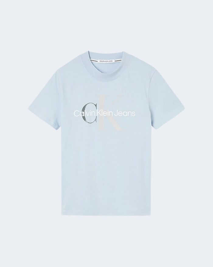 T-shirt Calvin Klein TWO TONE MONOGRAM RE J20J217711 Celeste – 81058