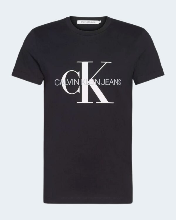 T-shirt Calvin Klein Jeans CORE MONOGRAM SLIM TEE Nero - Foto 4
