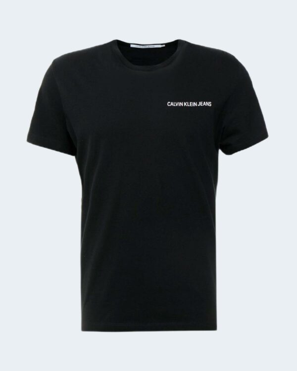 T-shirt Calvin Klein Jeans INSTITUTIONAL LOGO CHEST TEE Nero - Foto 4