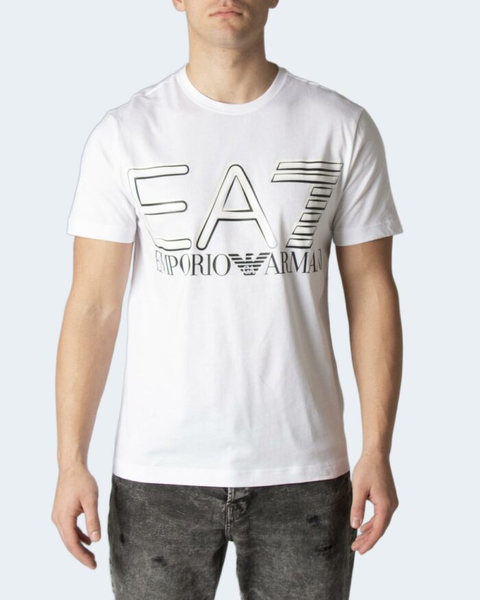 T-shirt Ea7 STAMPA LOGO Bianco – 81578