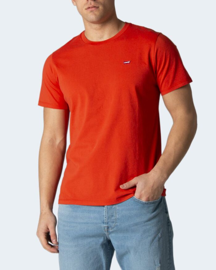 T-shirt Levi’s® SS ORIGINAL HM TEE RED CLAY 56605-0121 Rosso – 80501