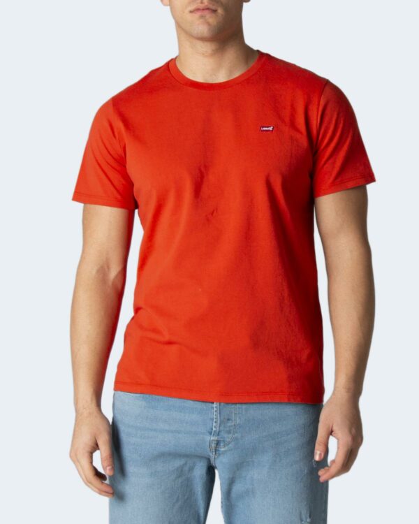 T-shirt Levi's® SS ORIGINAL HM TEE RED CLAY 56605-0121 Rosso - Foto 4