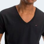 T-shirt Tommy Hilfiger Jeans TJM ORIGINAL JERSEY V NECK TEE Nero - Foto 2