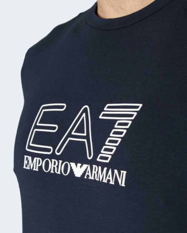 T-shirt manica lunga EA7 T-SHIRT 3LPT64 PJ03Z Blu - Foto 2
