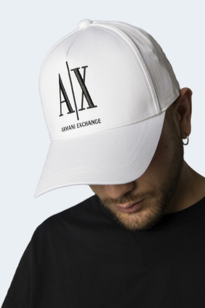 Cappello con visiera Armani Exchange BASEBALL HAT Bianco – 81685