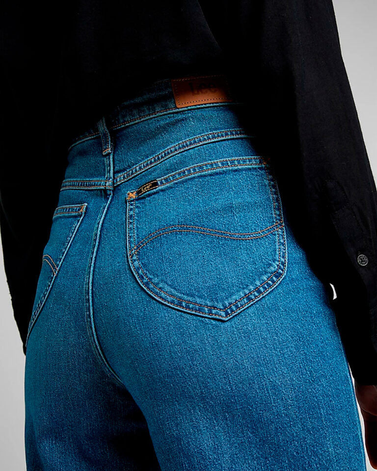 Jeans baggy Lee STELLA TAPERED USED ALTON Denim - Foto 5