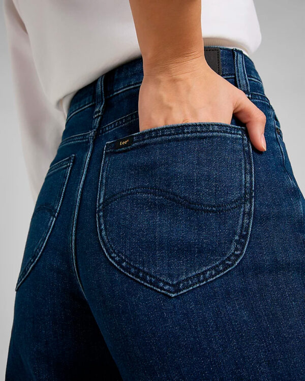 Jeans baggy Lee WIDE LEG LONG DARK TANJA Denim scuro - Foto 4