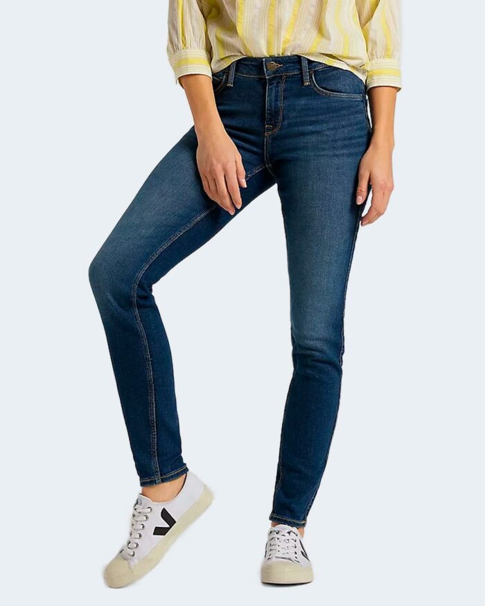 Jeans skinny Lee SCARLETT IN MID MARTHA Denim scuro – 86073