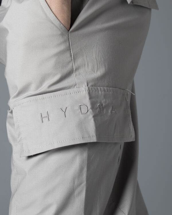 Pantaloni con cavallo basso Hydra Clothing CARGO Grigio - Foto 3