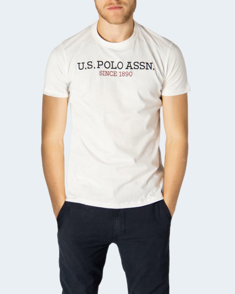 T-shirt U.S. Polo Assn. MICK Bianco - Foto 3