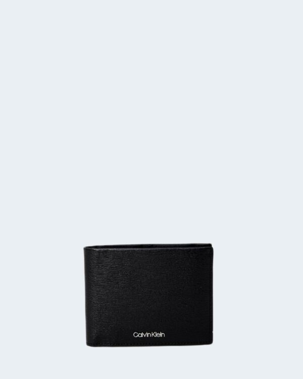 Portafoglio con portamonete Calvin Klein MINIMALISM TRIFOLD CC W/COIN Nero - Foto 1