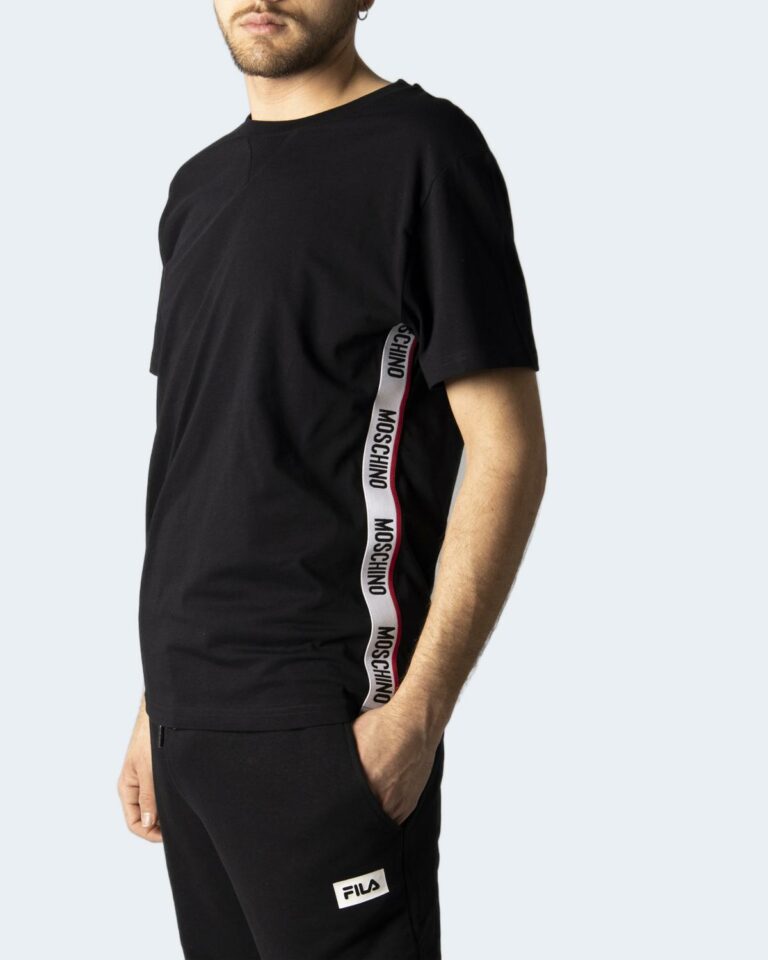 T-shirt intimo Moschino Underwear BANDA LOGO Nero - Foto 1