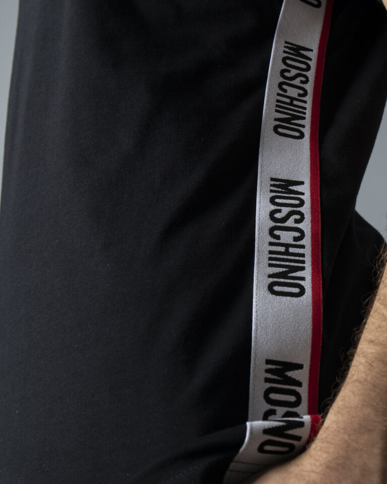 T-shirt intimo Moschino Underwear BANDA LOGO Nero - Foto 2