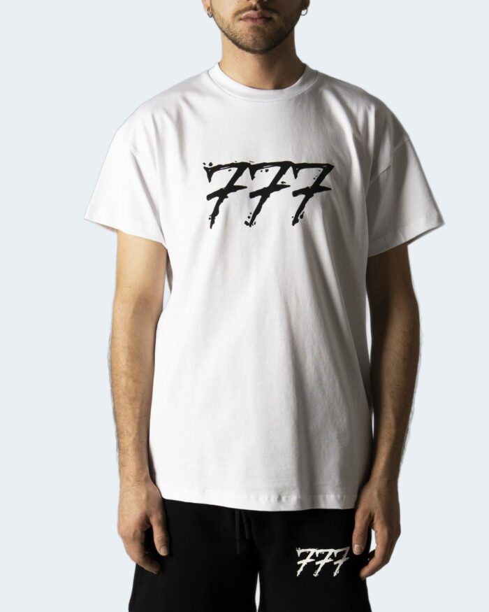 T-shirt 777 STAMPA LOGO Bianco – 85909