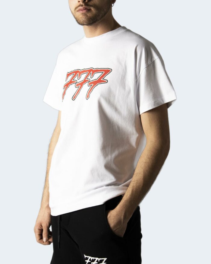 T-shirt 777 STAMPA LOGO Bianco – 85908