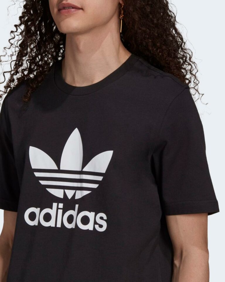 T-shirt Adidas TREFOIL T-SHIRT H06642 Nero - Foto 3