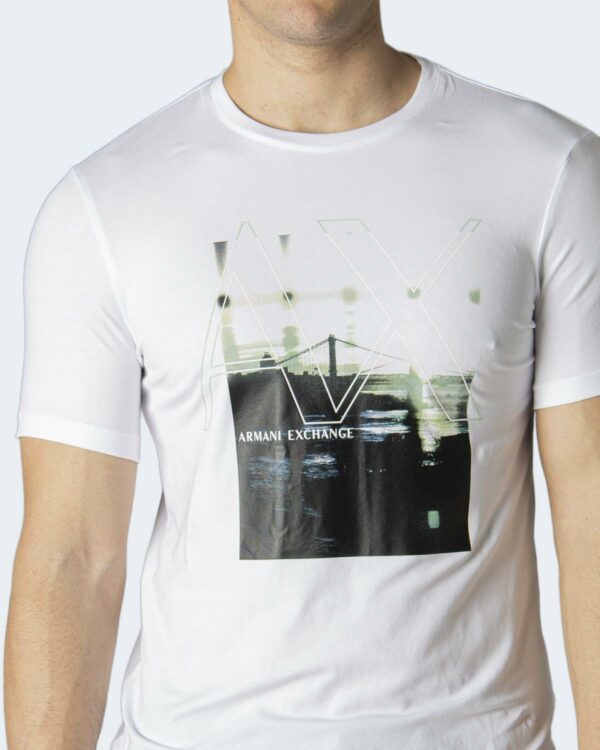 T-shirt Armani Exchange T-SHIRT 3LZTAP ZJE6Z Bianco - Foto 2