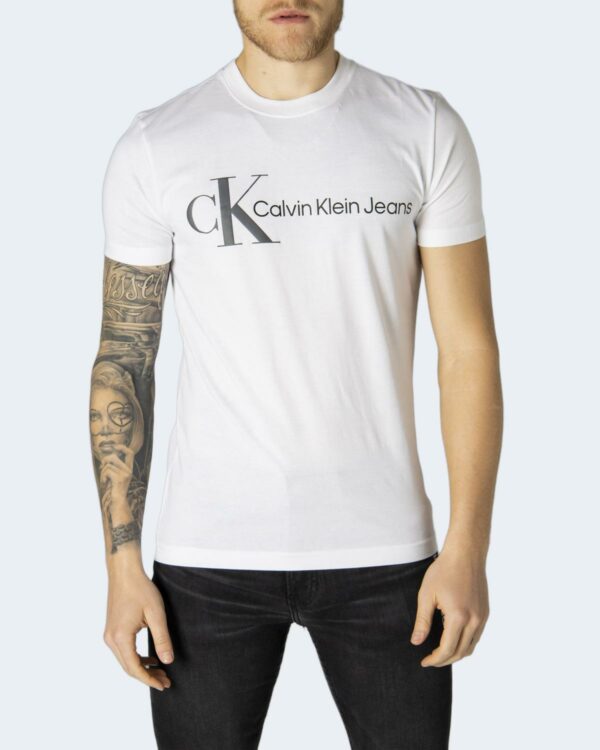T-shirt Calvin Klein Jeans URBAN CK GRAPHIC TEE Bianco - Foto 1