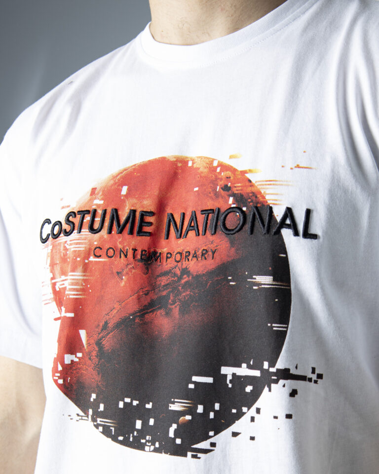 T-shirt COSTUME NATIONAL LOOSE FIT Bianco - Foto 3