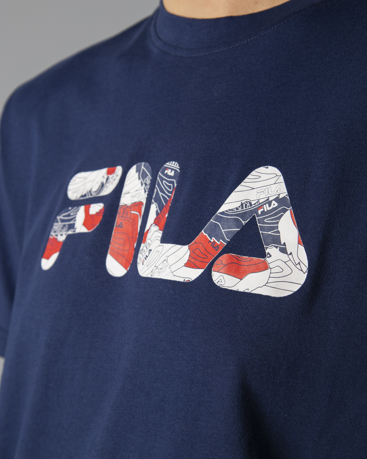 fila blue t shirt