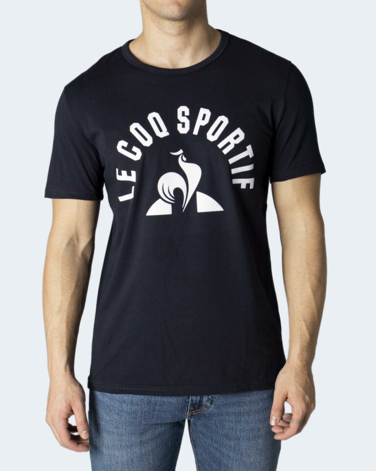 T-shirt LE COQ SPORTIF BAT TEE Blu - Foto 1