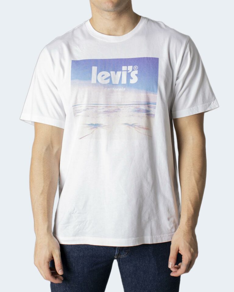 T-shirt Levi's® SS RELAXED FIT TEE POSTER SUMMER WHITE G Bianco - Foto 1
