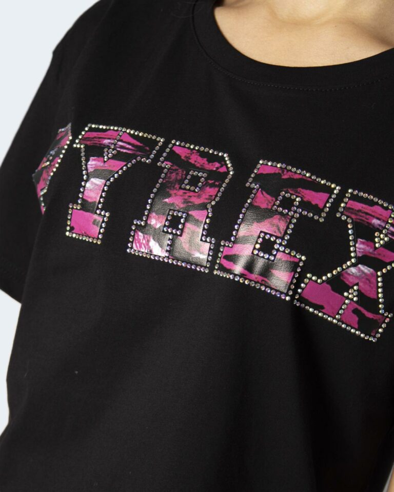 T-shirt Pyrex Maglia in jersey 22EPB43214 Nero - Foto 2
