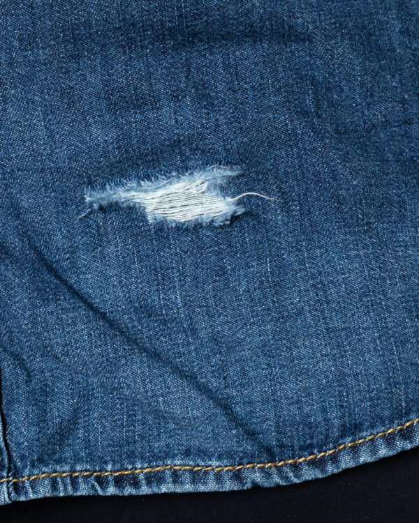 Camicia manica lunga Jack Jones JJESHERIDAN BREAK SHIRT L/S NOOS Blue Denim Chiaro - Foto 4