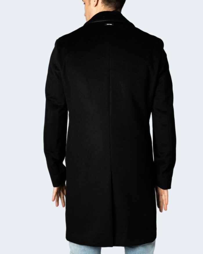 Cappotto Calvin Klein WOOL MELTON COAT WIT Nero – 86556